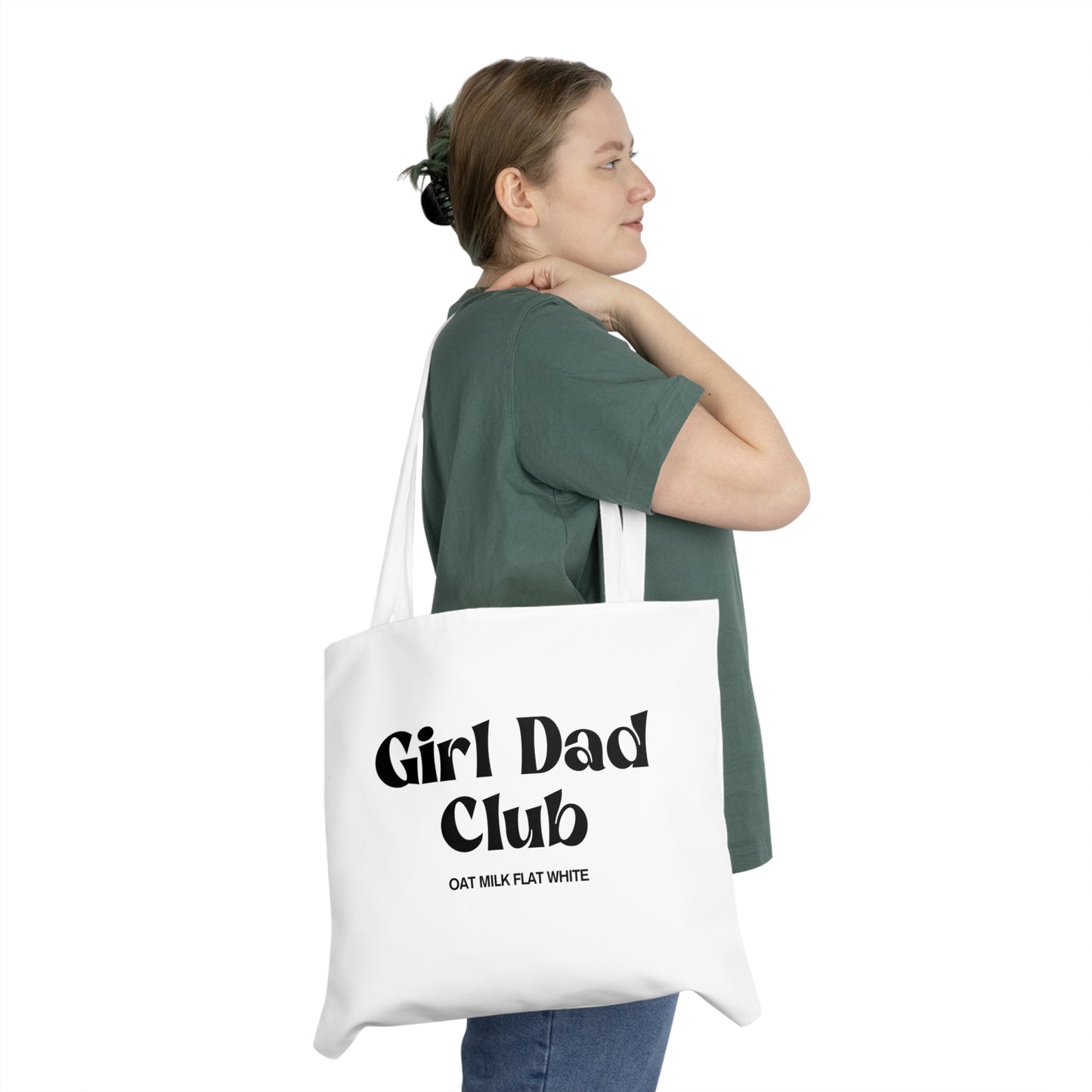 Girl Dad Club Shoulder Tote Bag