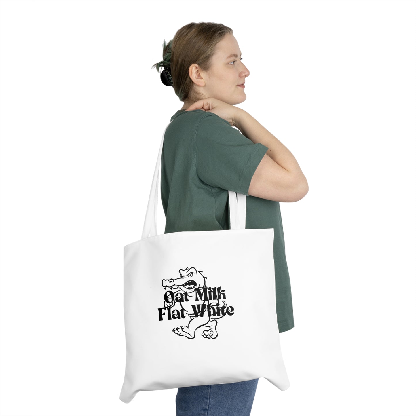 Coffee Club Gator Shoulder Tote Bag