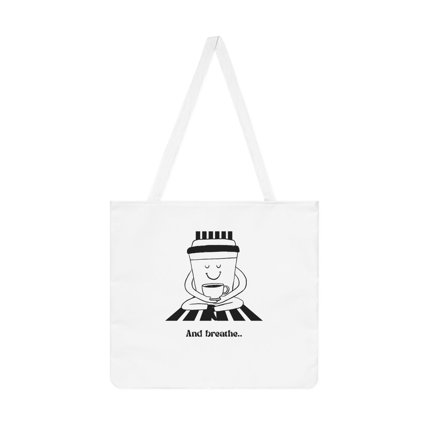 And Breathe Shoulder Tote Bag
