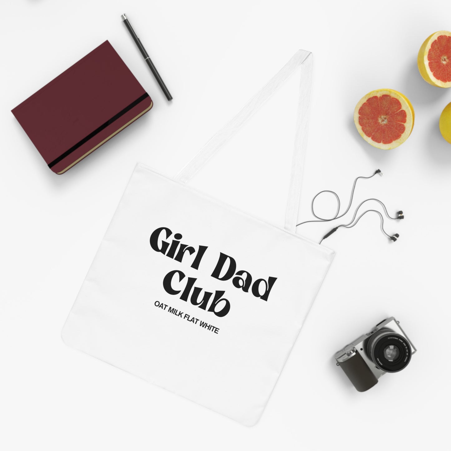 Girl Dad Club Shoulder Tote Bag